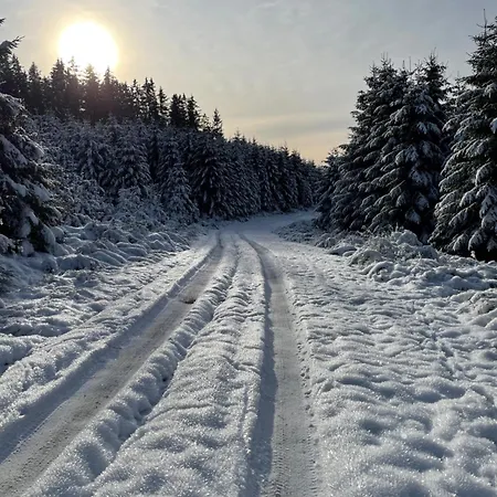 Berghuette Astenpanorama Nyaraló Winterberg