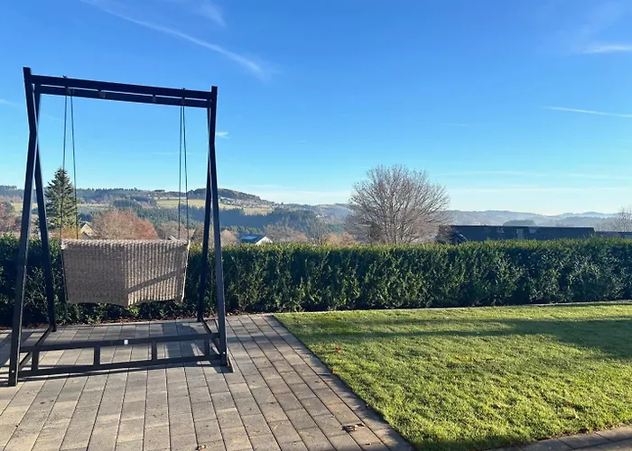 Berghuette Astenpanorama Feriehus Winterberg